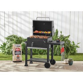 Heavy Duty 24" Charcoal Grill;  Black