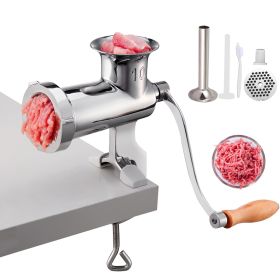 Multifunctional Crank Meat Grinder Manual 304 Stainless Steel Hand Operated Meat Grinder