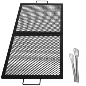 Festives Camping Party Square Cooking Grate Fire Pit Grill