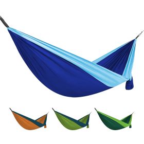 Outdoor Deluxe Portable Hammock Compact 1-Person 108"*54" Hammock Multi-Purpose Indoor/Outdoor- Hammock Kit with Tree Straps and Carabiners